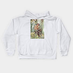 The Music of Pan's Pipes - Walter Crane Kids Hoodie